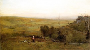 El paisaje del valle Tonalista George Inness Pinturas al óleo
